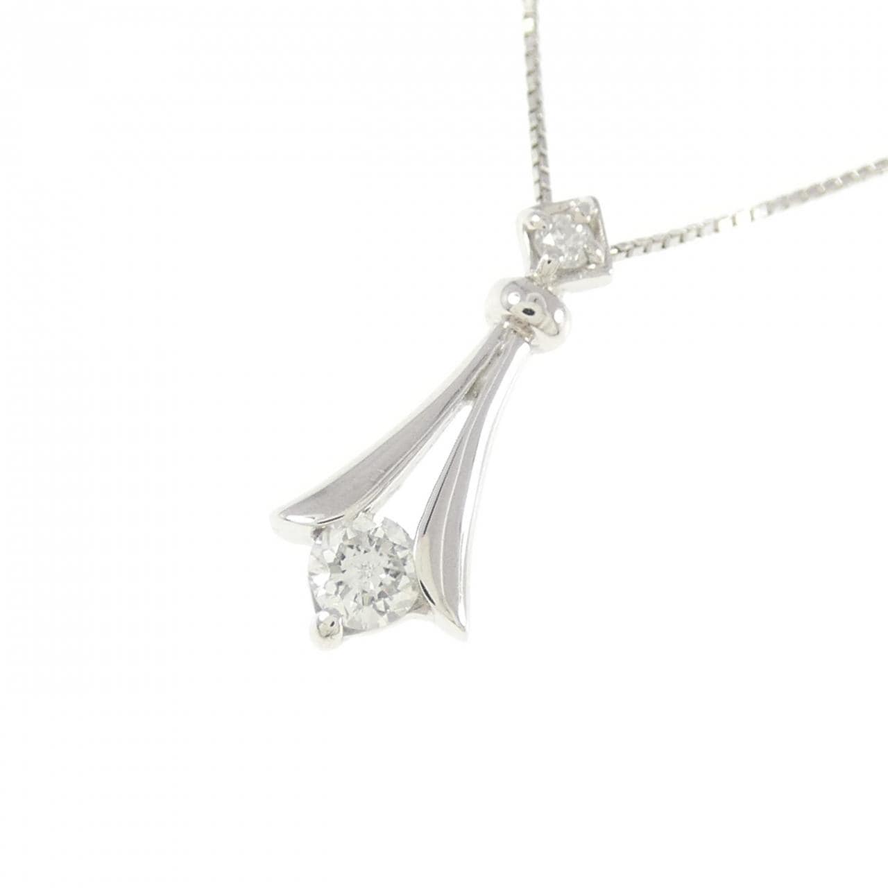 PT900/PT850 ダイヤモンド ネックレス 0.20CT
