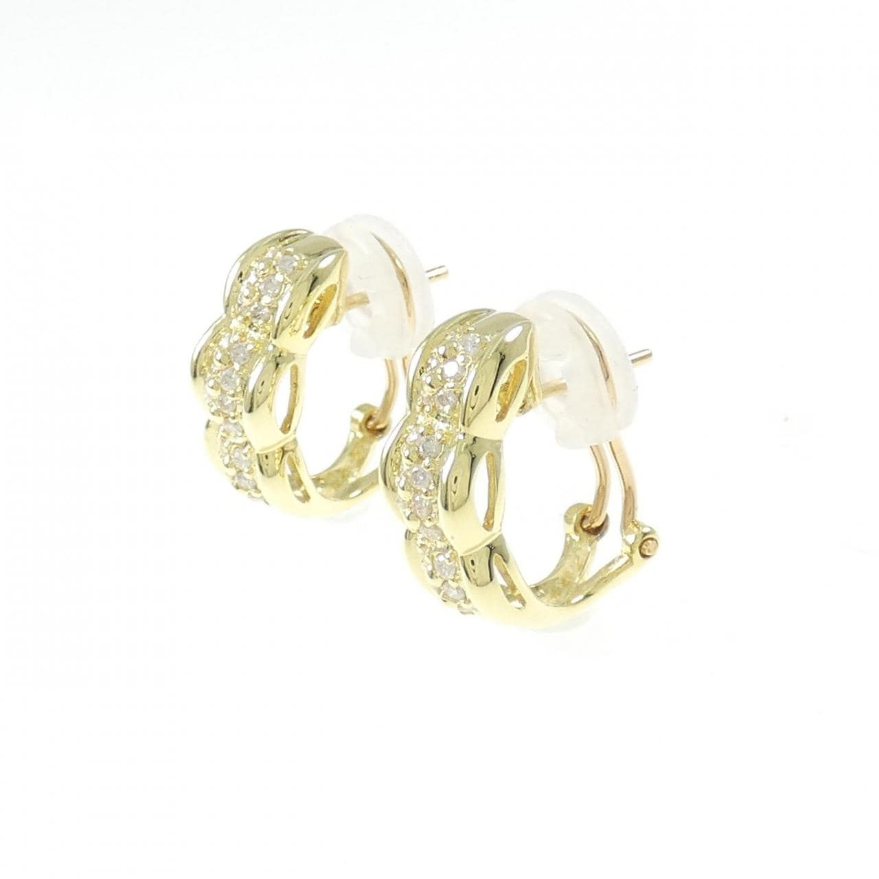 K18YG ダイヤモンド ピアス/イヤリング 0.40CT