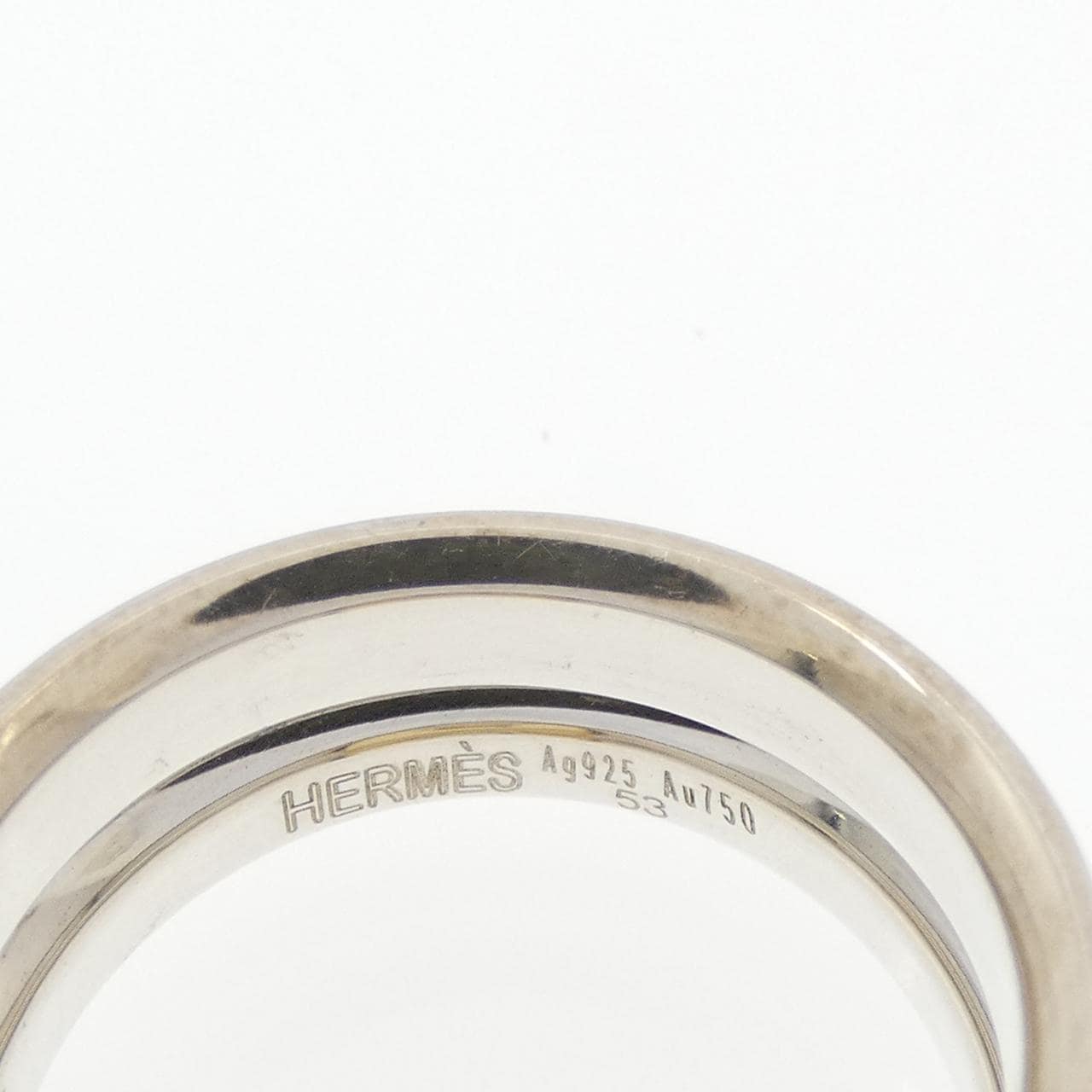 【ヴィンテージ】925/750YG エルメス オランプ リング