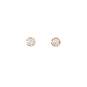 K18PG ダイヤモンド ピアス 0.45CT