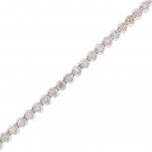 K18WG ダイヤモンド ブレスレット 1.00CT