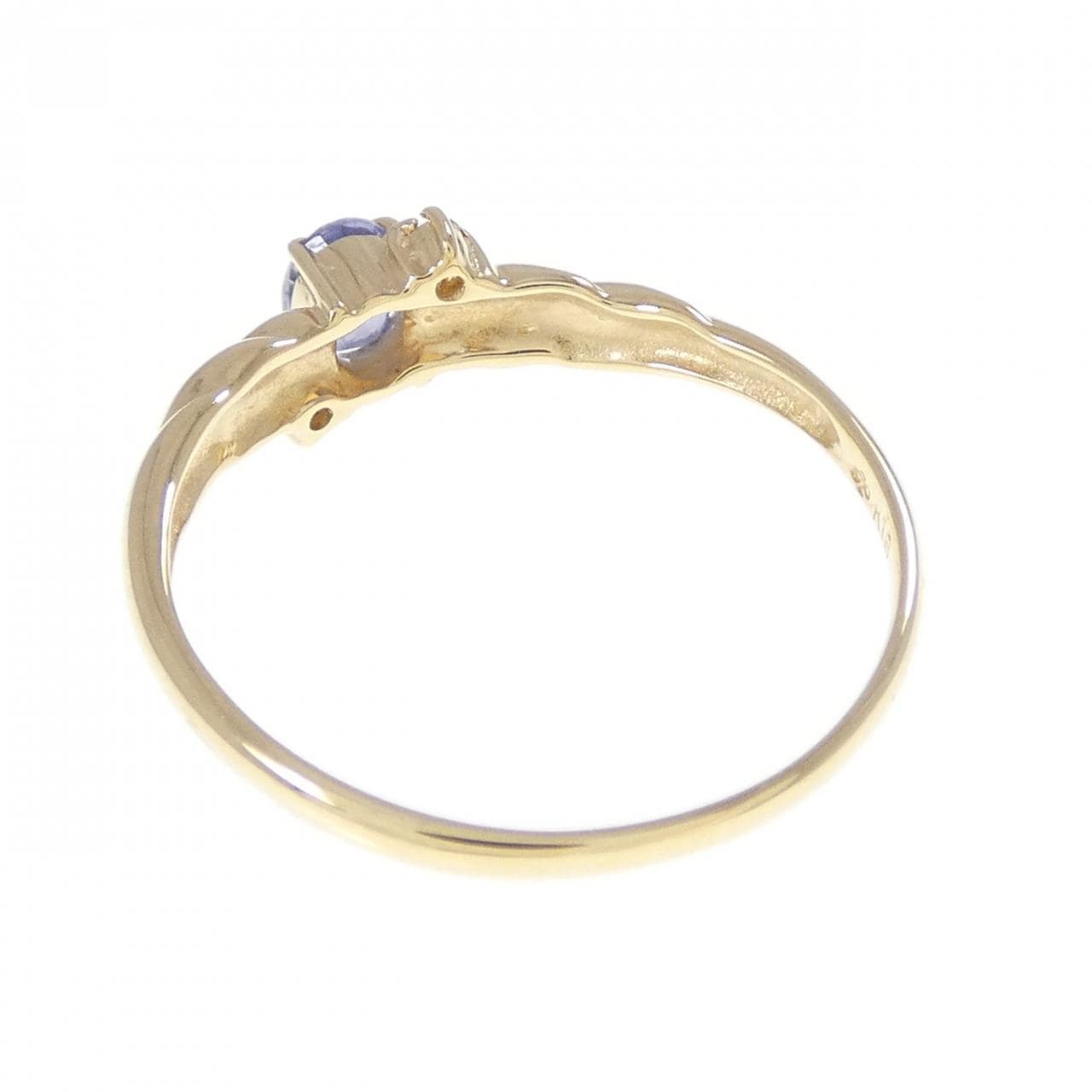 K18YG サファイヤ リング