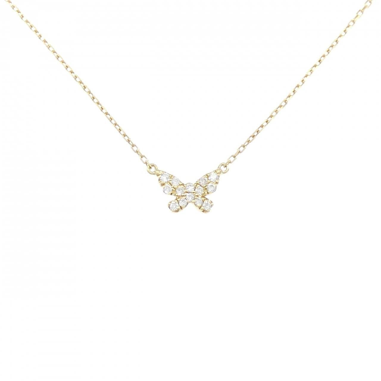 アーカー バタフライ ネックレス 0.06CT