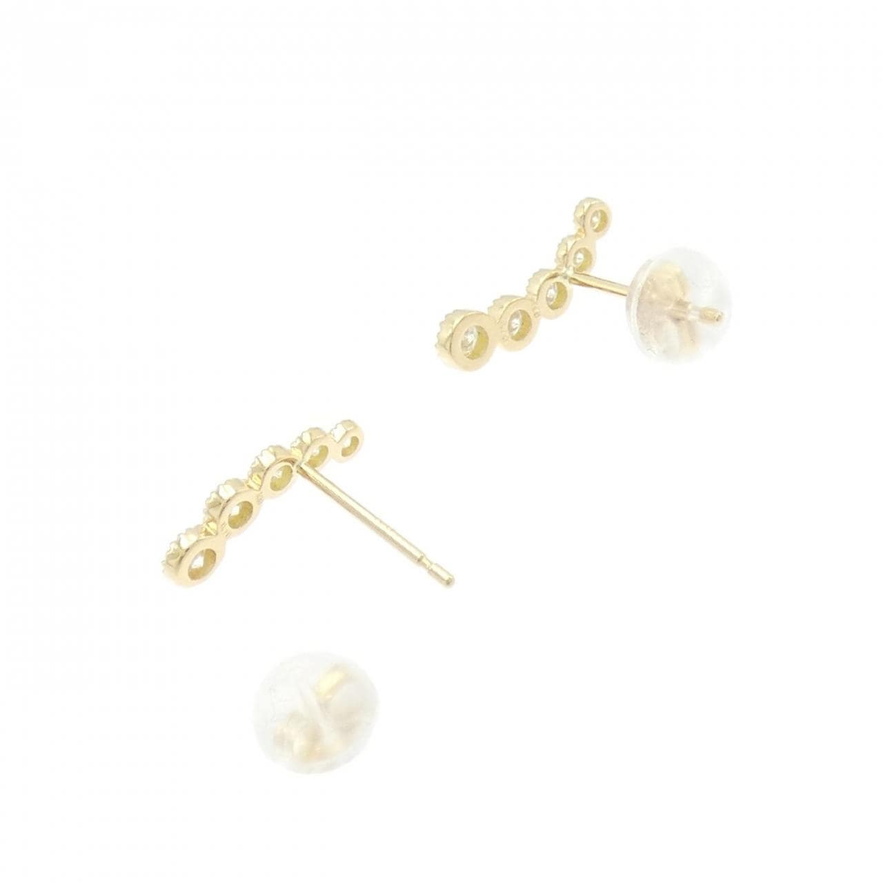 【リメイク】K18YG ダイヤモンド ピアス 0.20CT