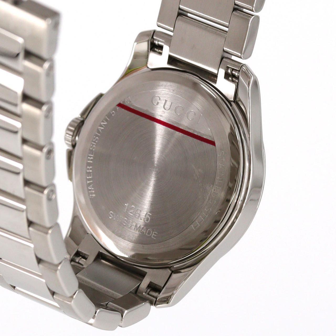 【ノーメンテナンス還元価格】グッチ Gタイムレス 126.5/YA126524 SS クォーツ