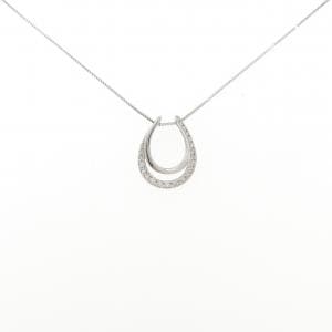 PT900/PT850 ホースシュー ダイヤモンド ネックレス 0.25CT