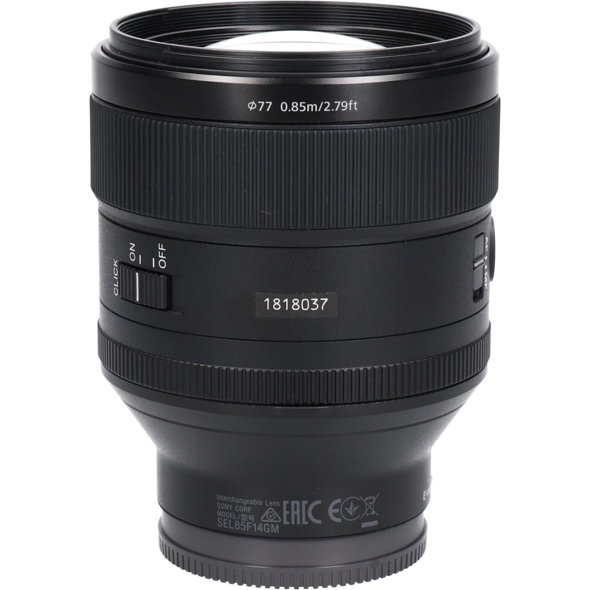 ＦＥ８５ｍｍ　Ｆ１．４ＧＭ（ＳＥＬ８５Ｆ１４ＧＭ）