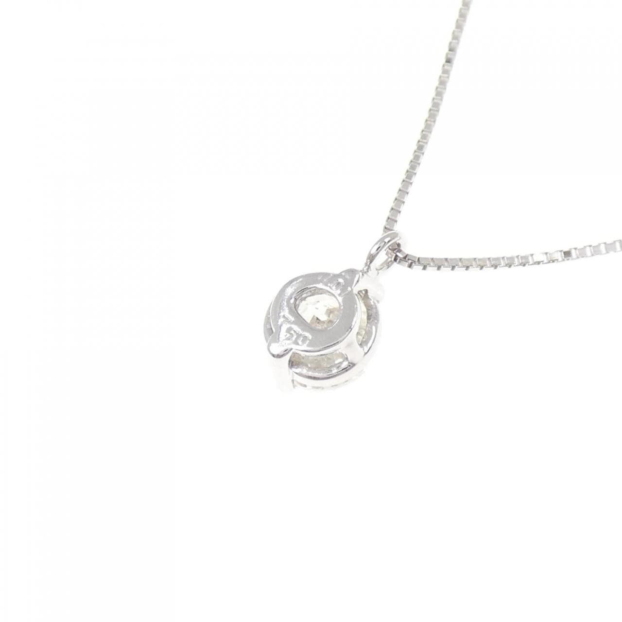 K18WG ダイヤモンド ネックレス 1.01CT