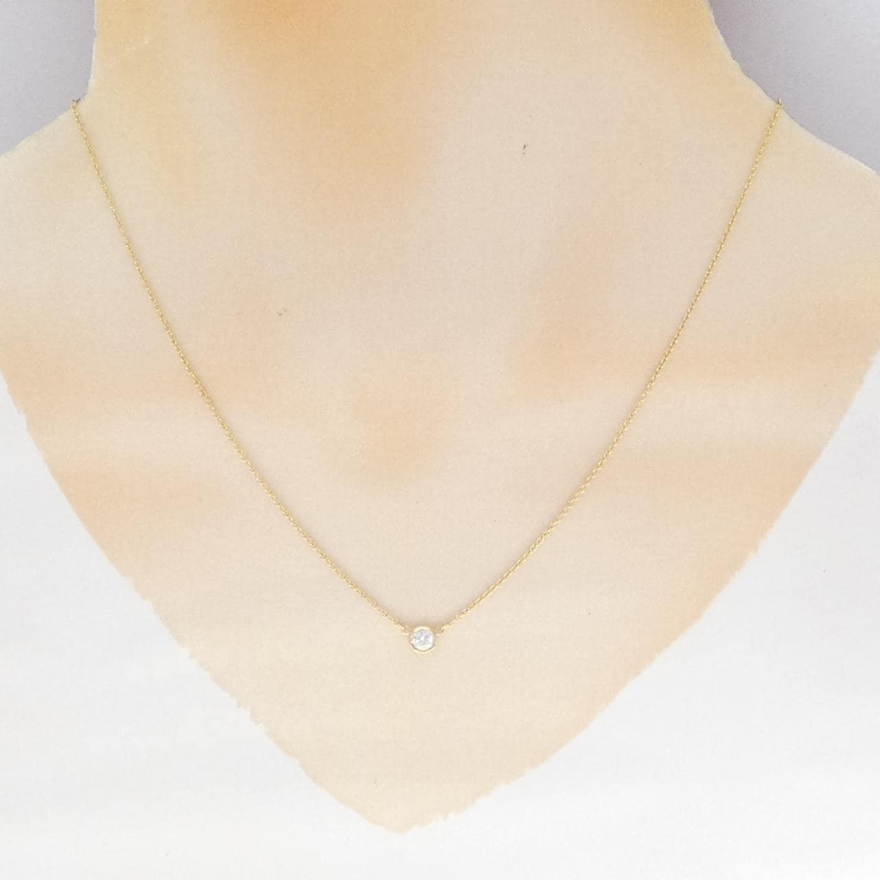 ティファニー バイザヤード ネックレス 0.20CT G VS1 3EXT