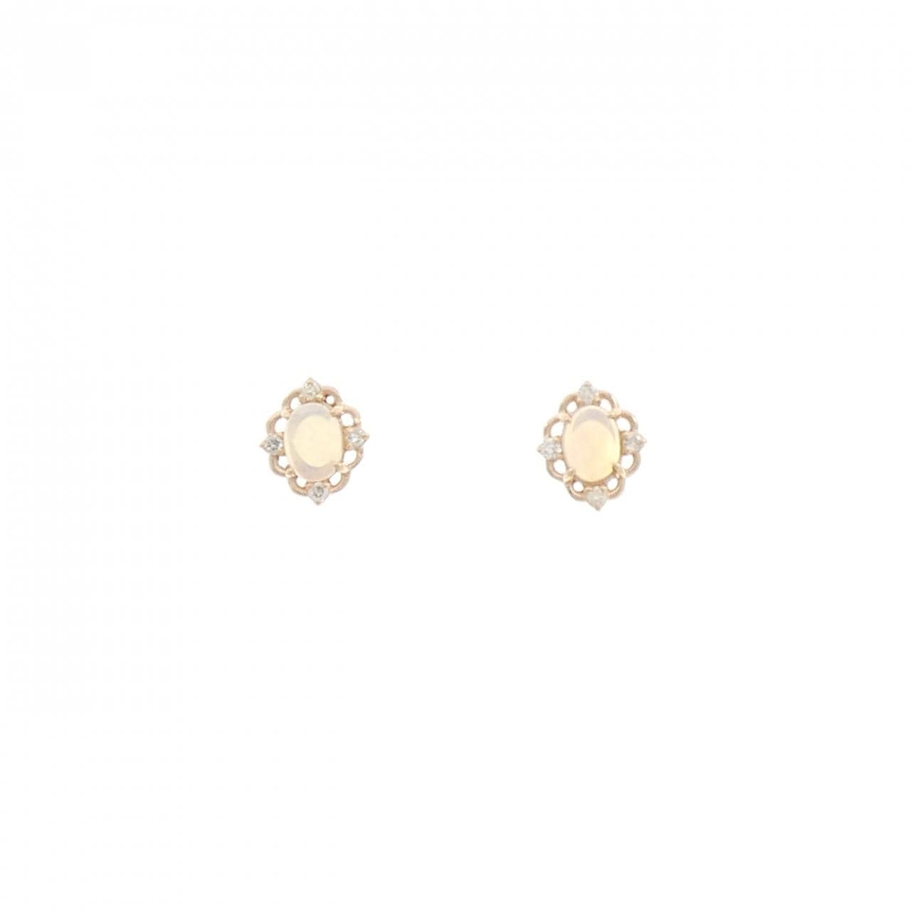 K18PG オパール ピアス