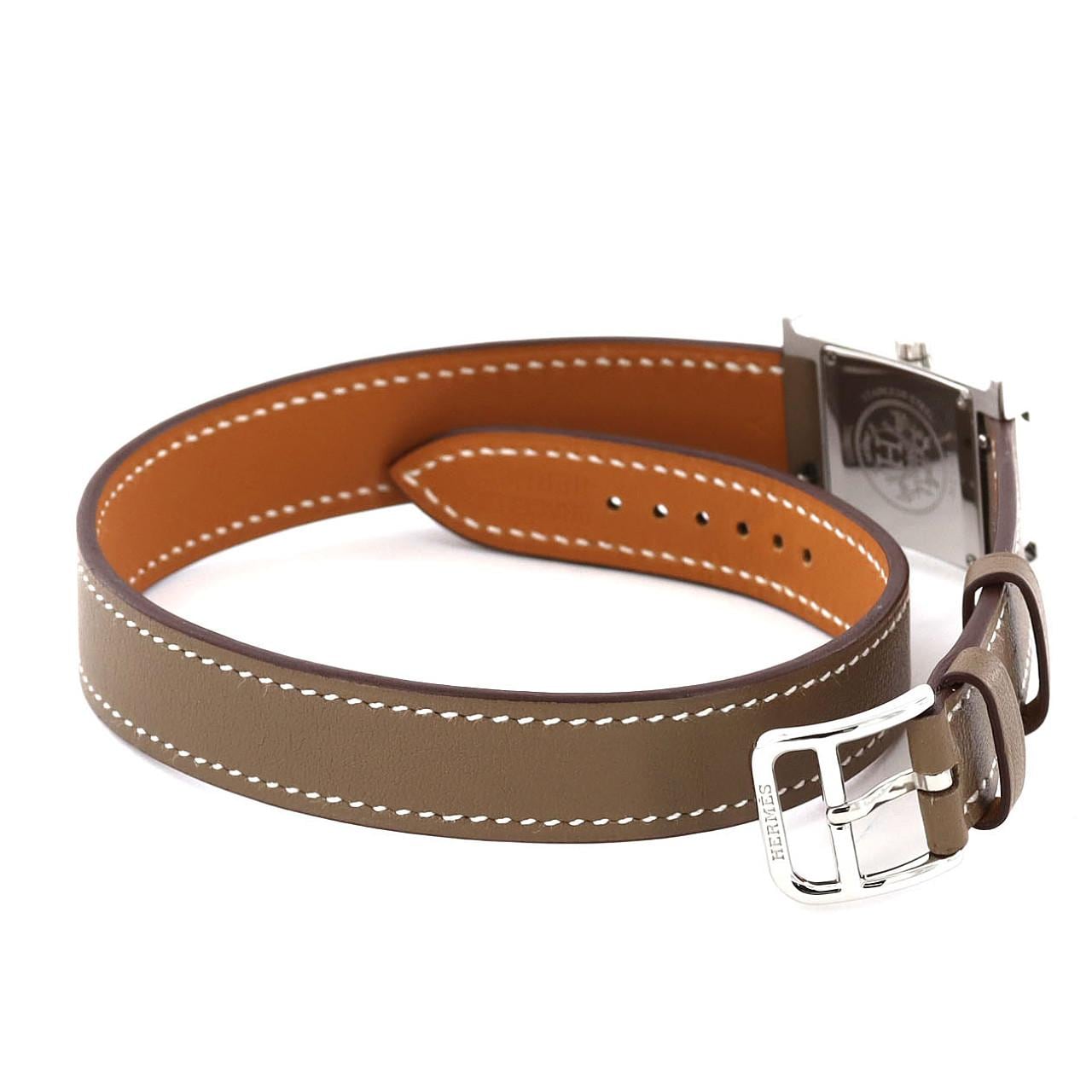 エルメス Hウォッチ･ドゥブルトゥール･11P HH1.210 SS クォーツ