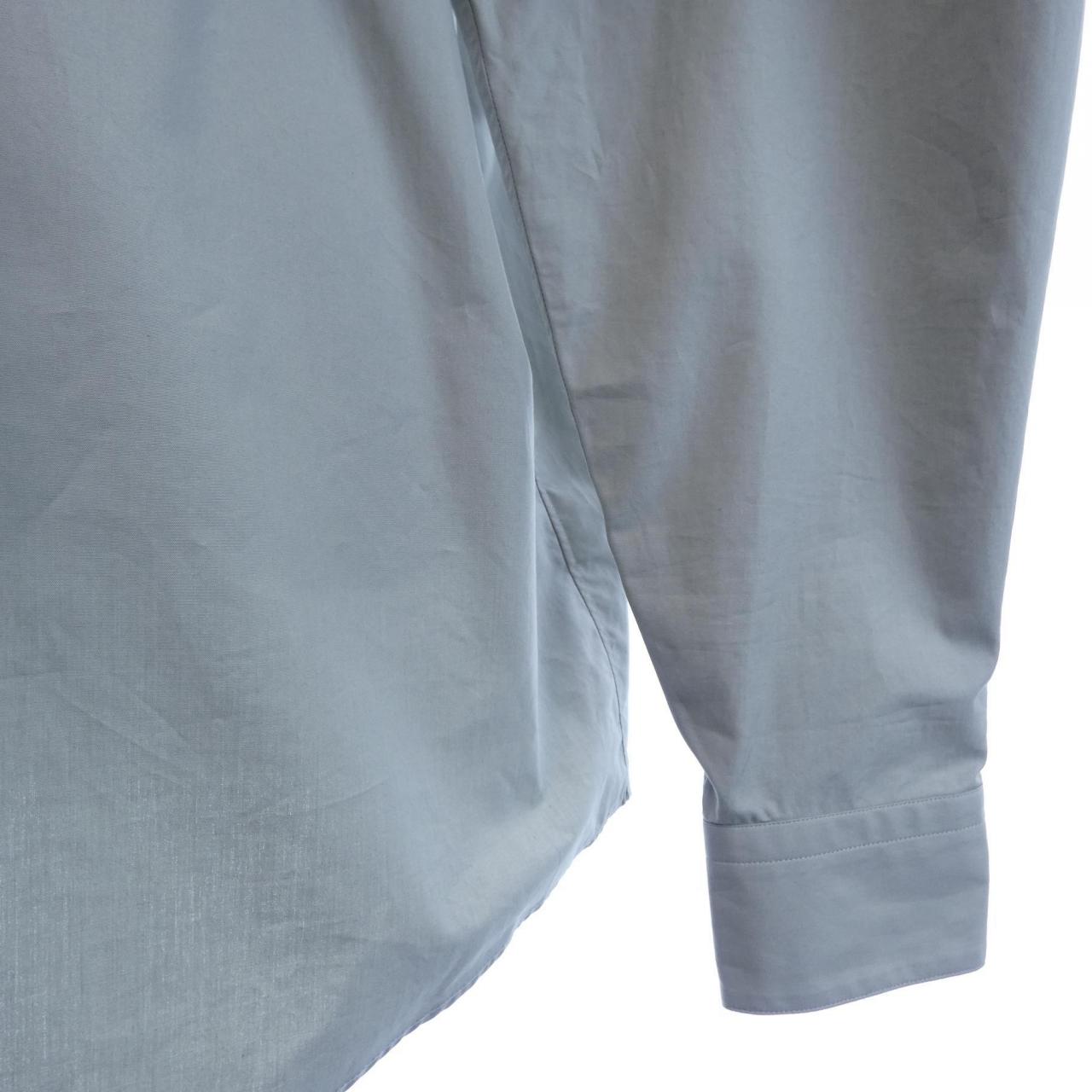 エルメス HERMES ボクシーカットダブルハイカラーシャツ 466400H2 シャツ