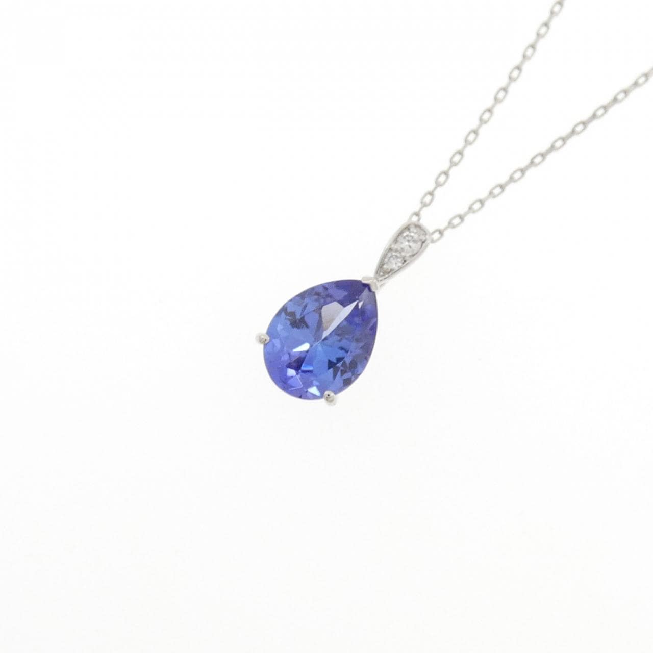 PT900/PT850 タンザナイト ネックレス 1.10CT
