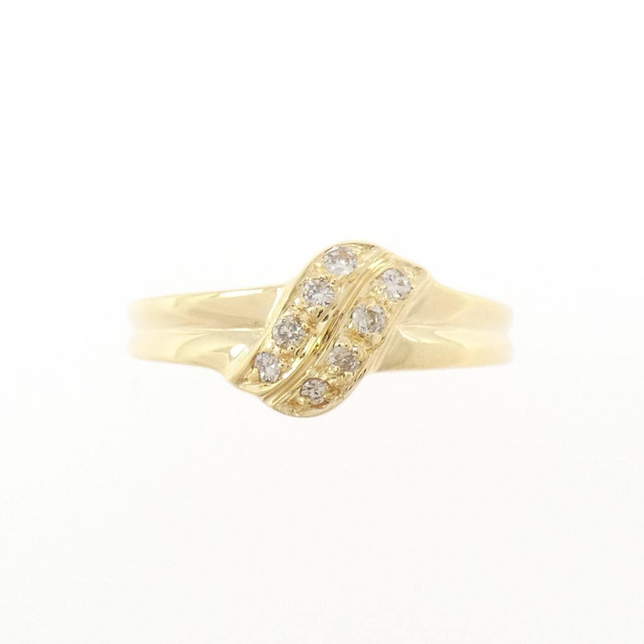 K18YG ダイヤモンド リング 0.10CT