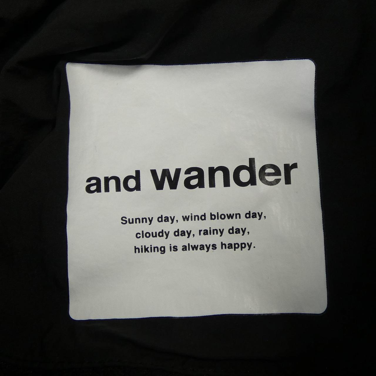 アンドワンダー and wander 574-6181042 ブルゾン