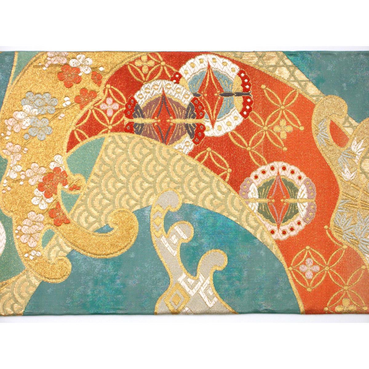 袋帯　佐賀錦　全通柄