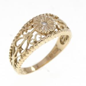 K18YG ダイヤモンド リング