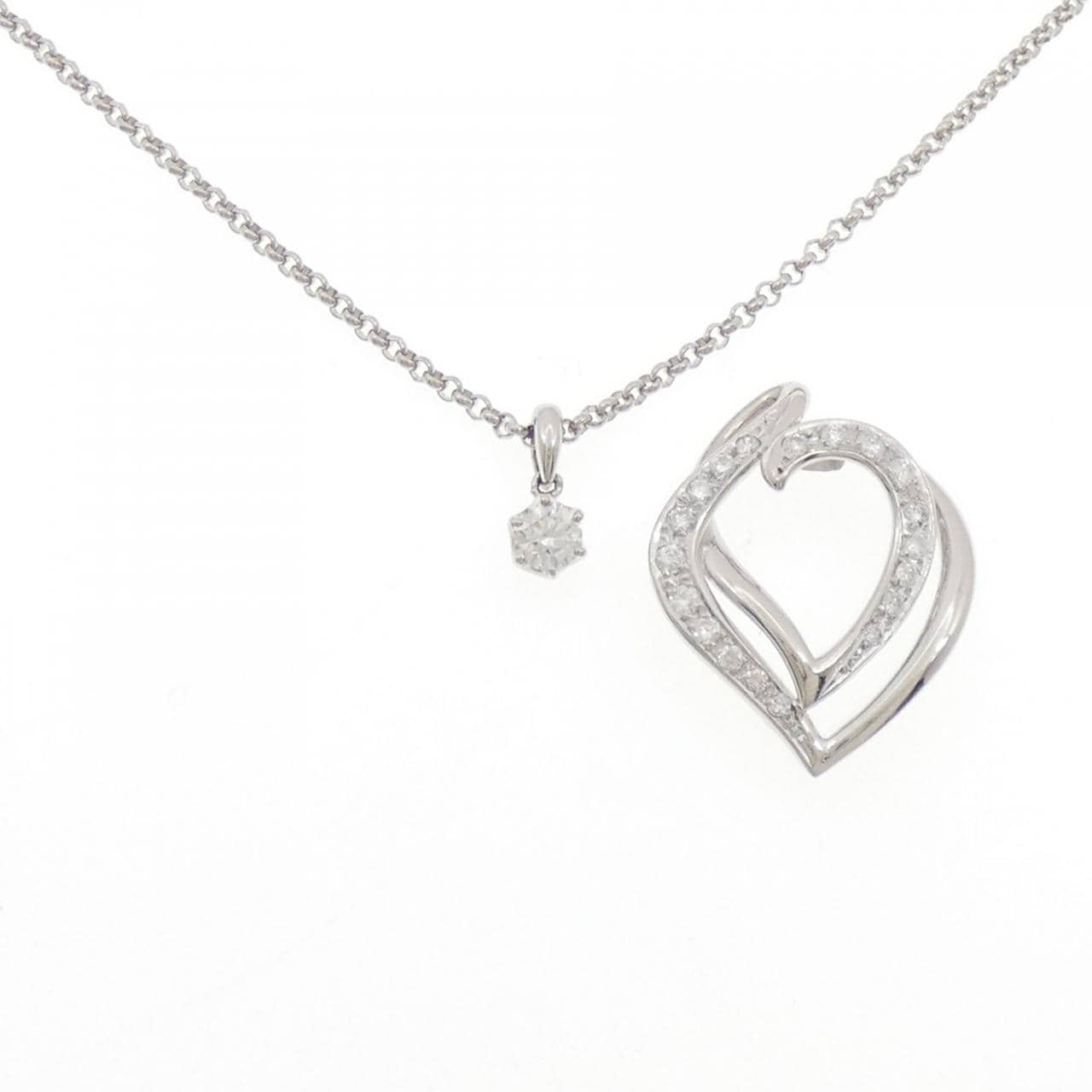 PT900/PT850 双向钻石项链 0.34克拉