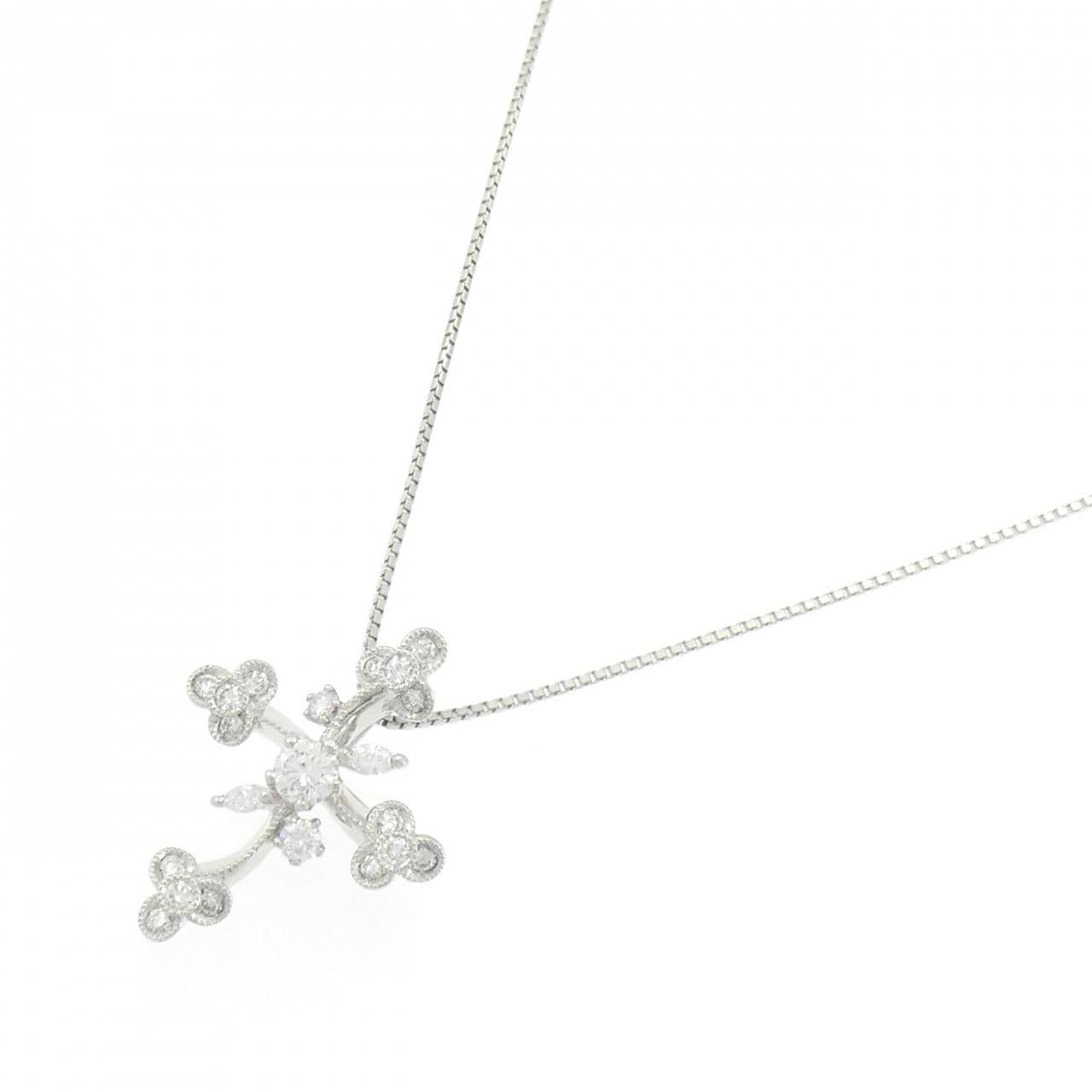 PT900/PT850 ダイヤモンド ネックレス 0.52CT