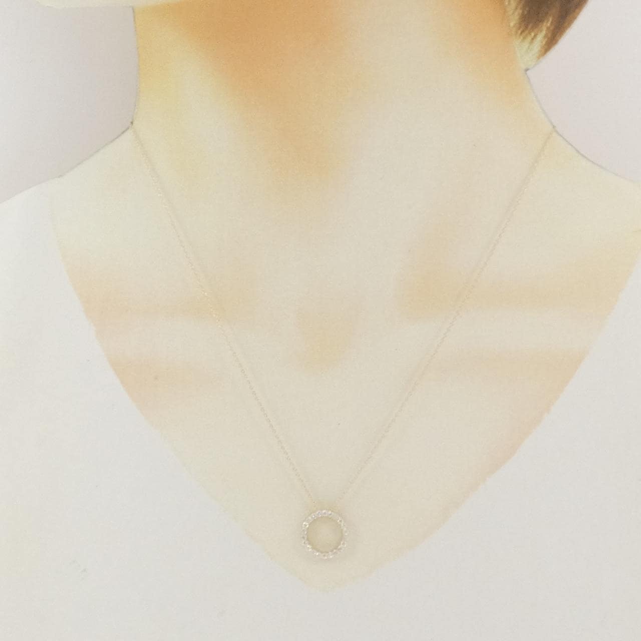 【リメイク】K10YG ダイヤモンド ネックレス 0.30CT