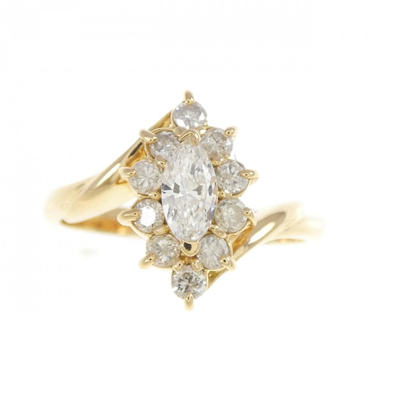 K18YG ダイヤモンド リング 0.51CT