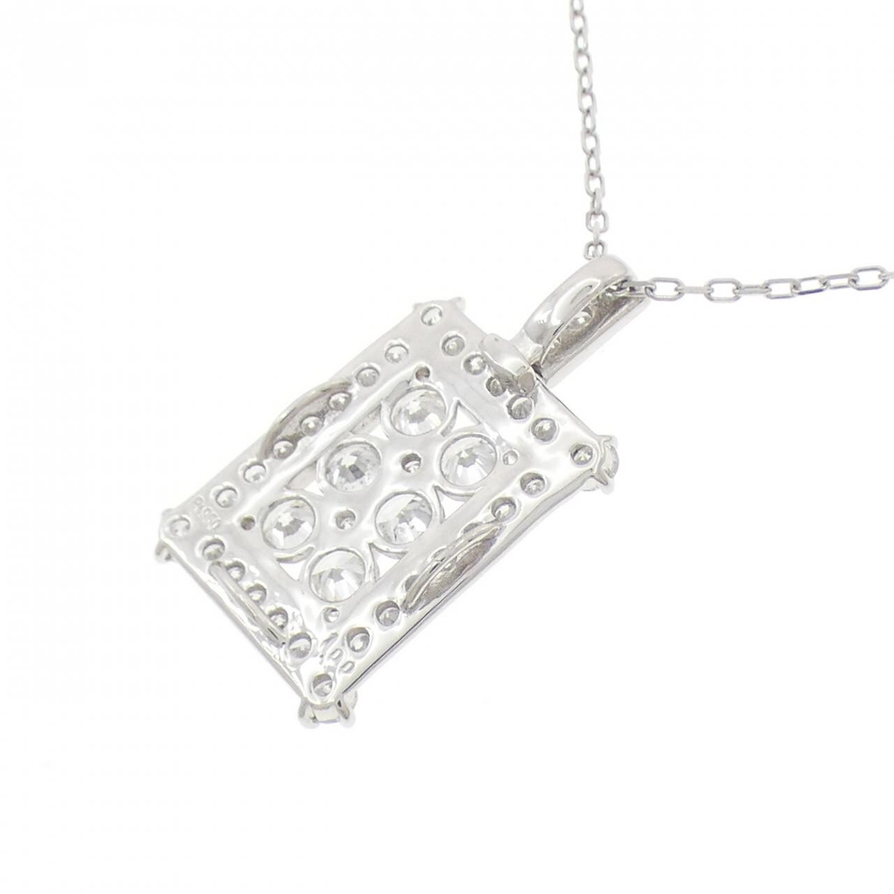 PT950 ダイヤモンド ネックレス 1.00CT