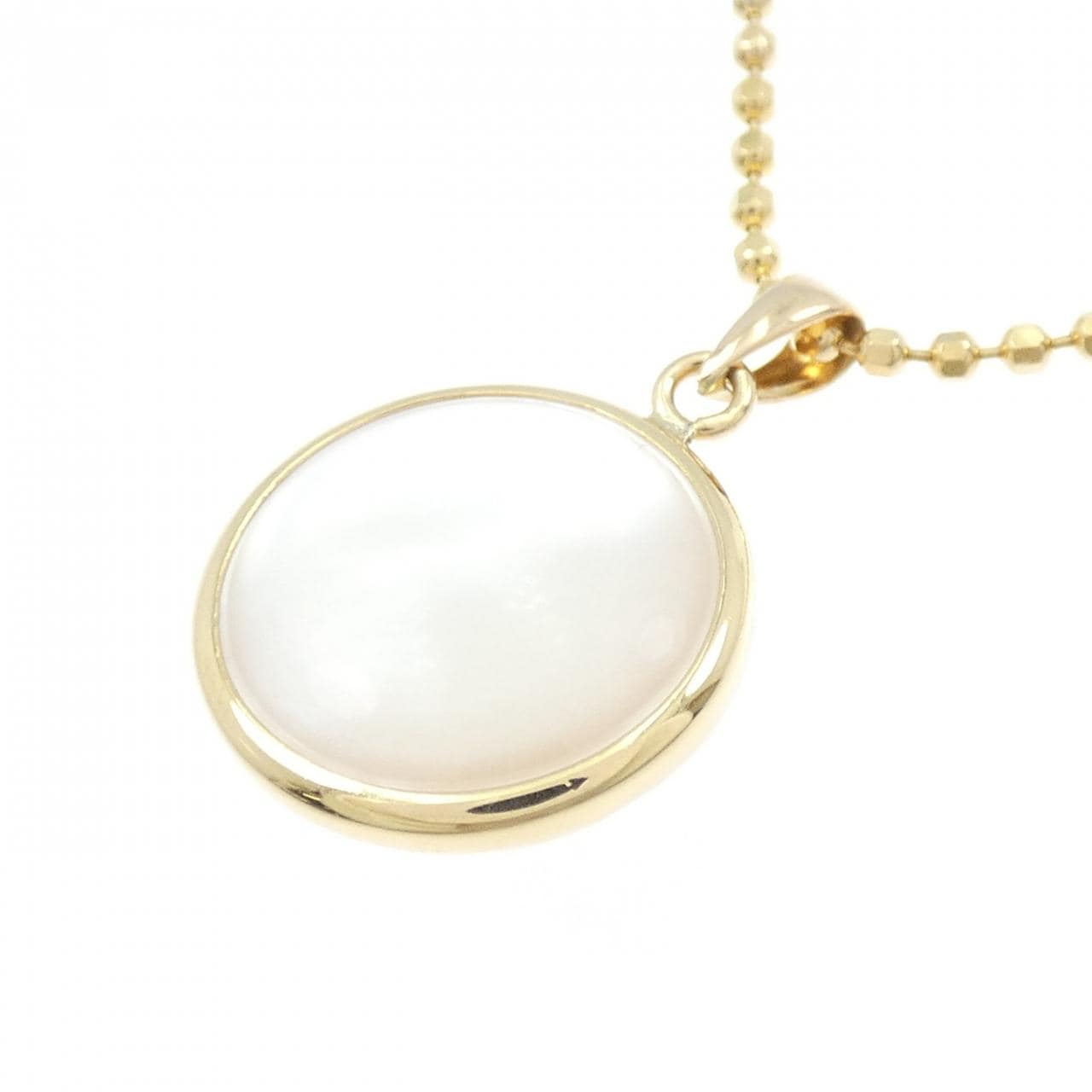 K18YG マベパール ネックレス