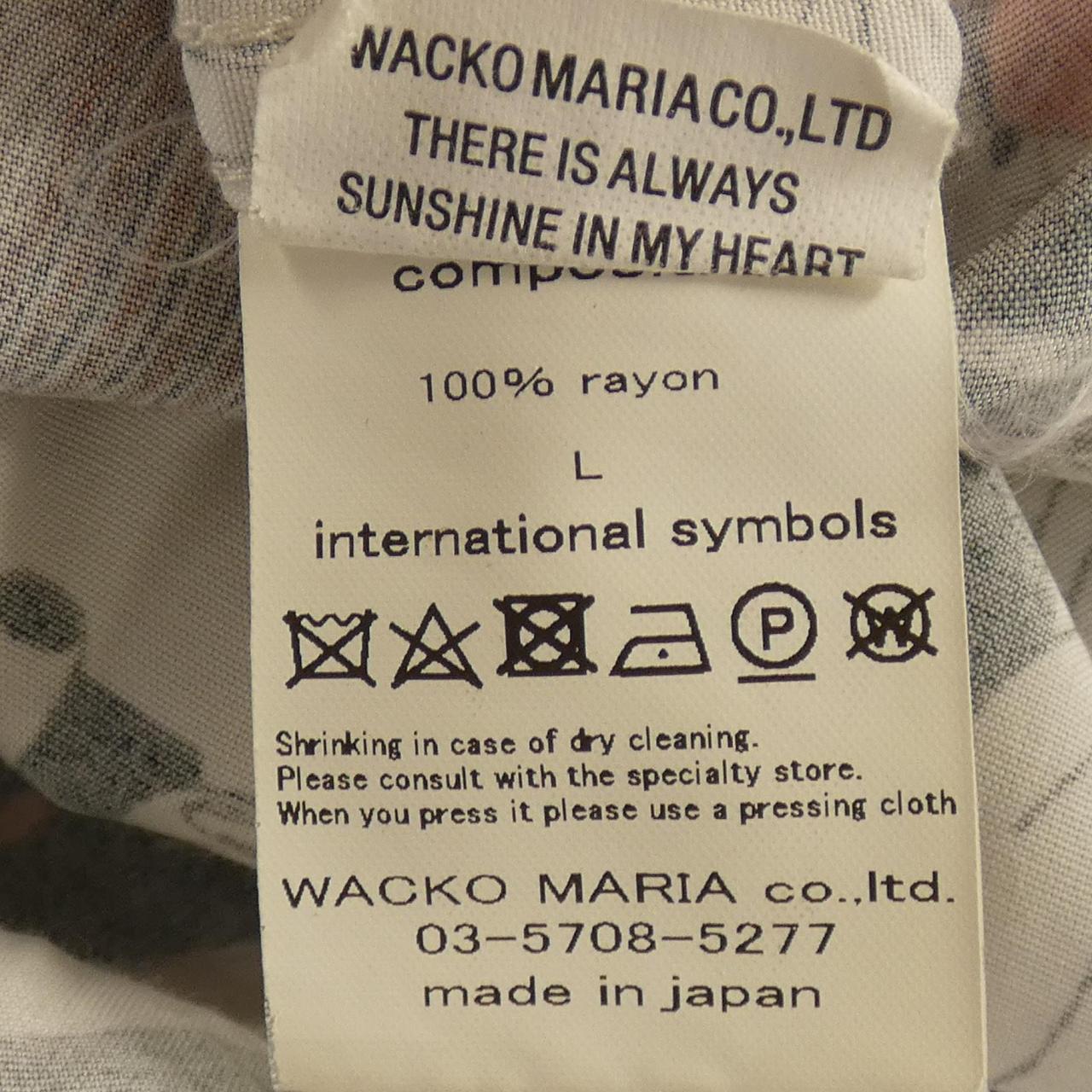 ワコマリア WACKO MARIA S／Sシャツ