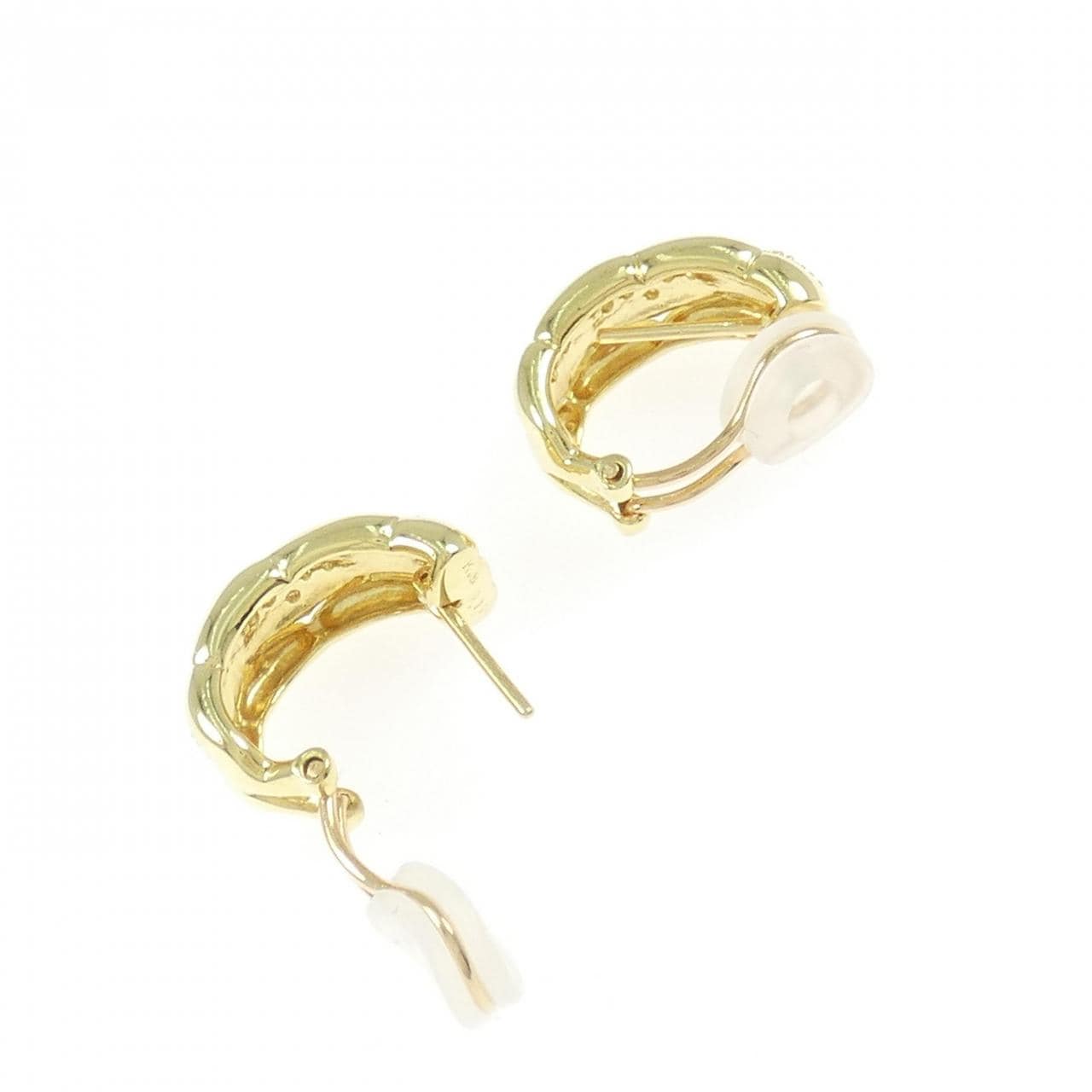 K18YG Diamond earrings/earrings 0.30CT