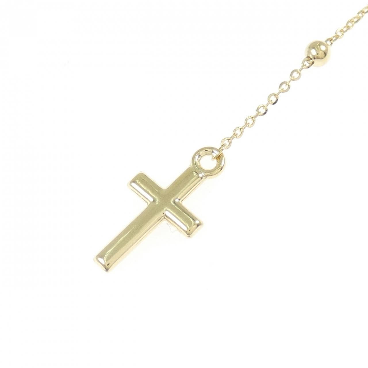 750YG クロス ネックレス
