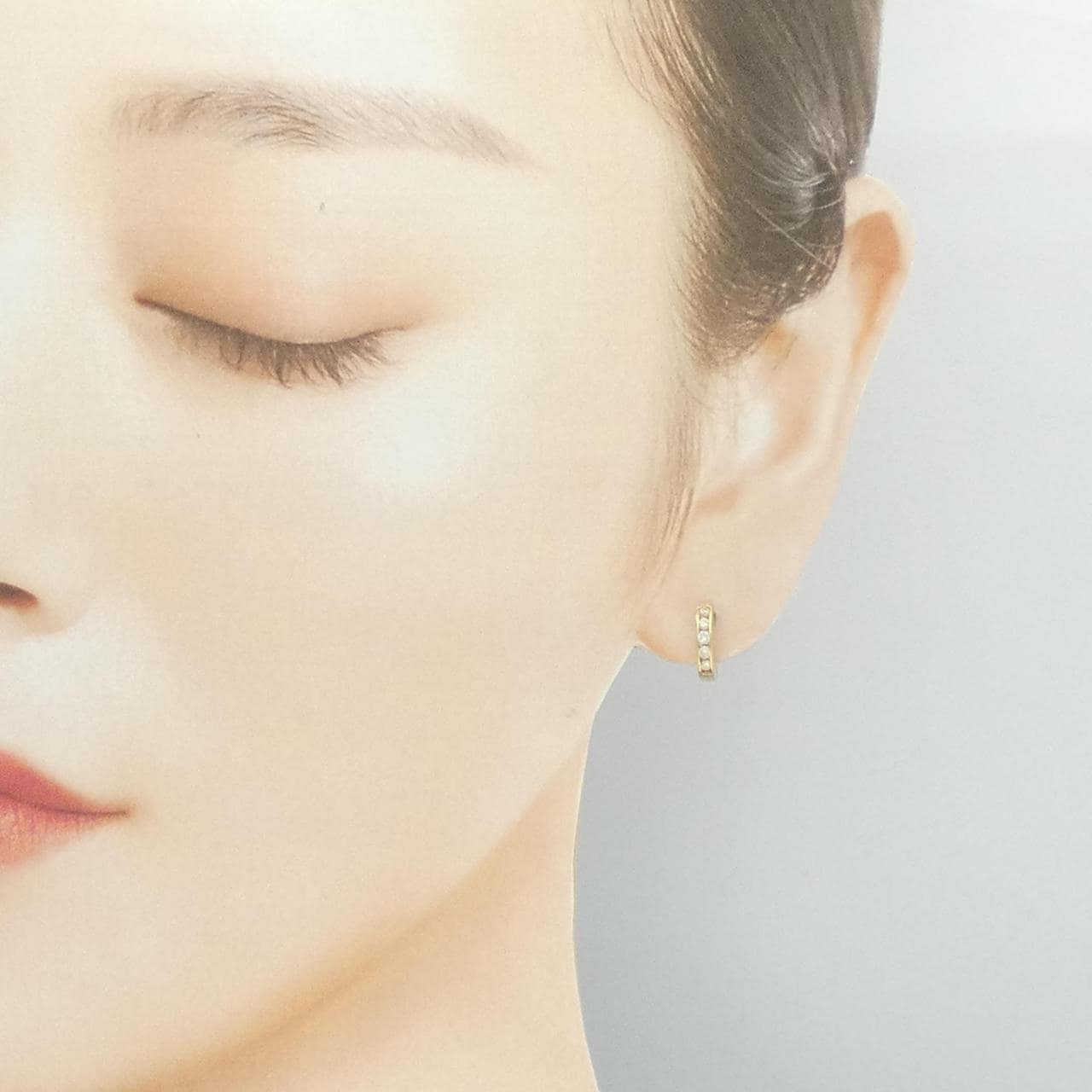 K18YG ダイヤモンド ピアス 0.20CT