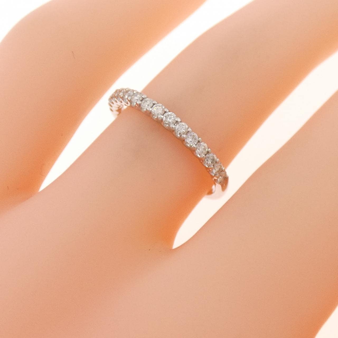 PT850 ハーフエタニティ ダイヤモンド リング 0.24CT