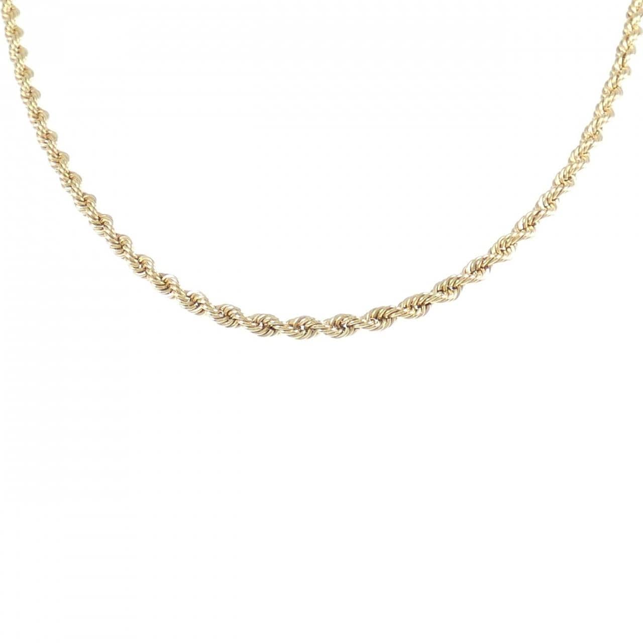 K18YG necklace