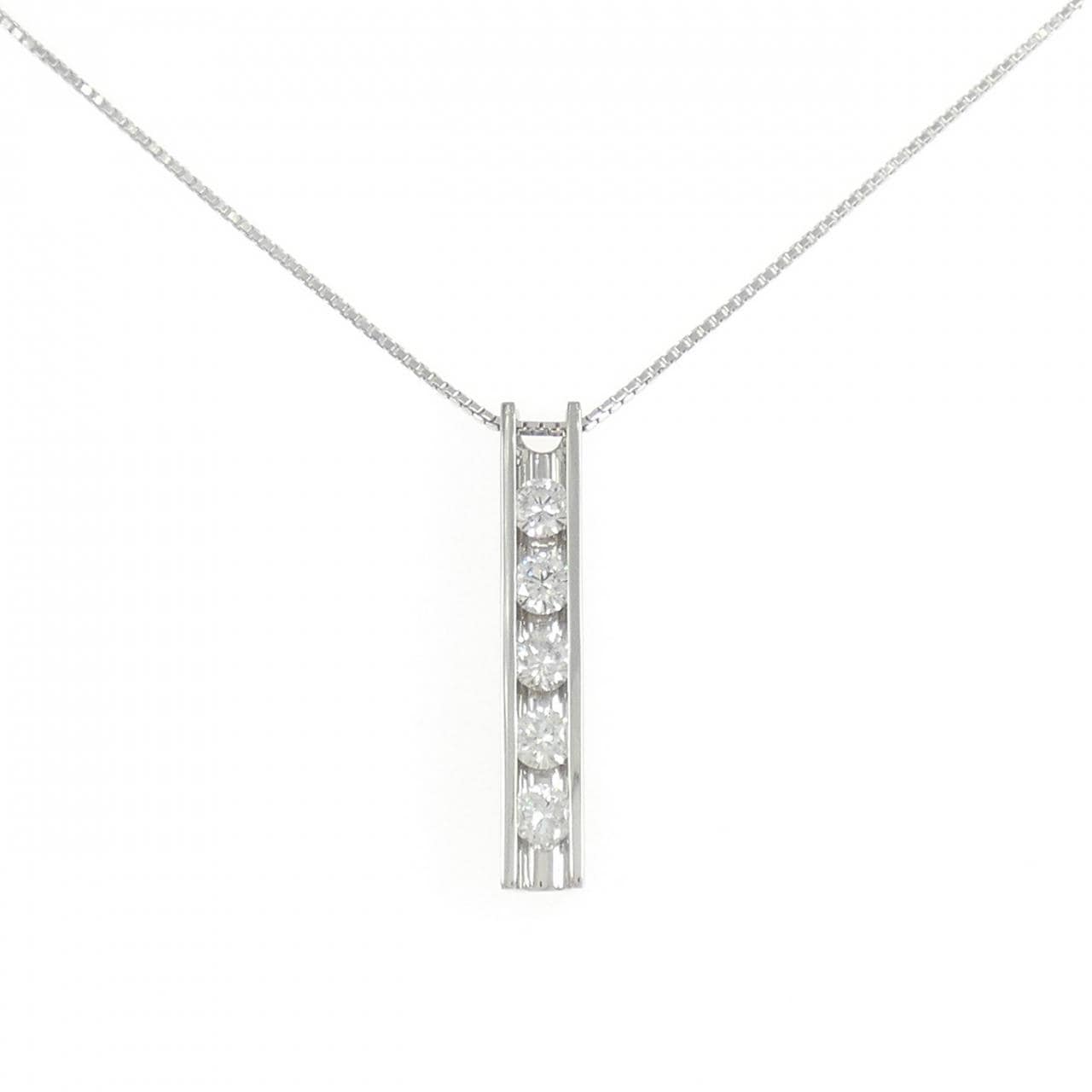 PT900/PT850 ダイヤモンド ネックレス 0.66CT
