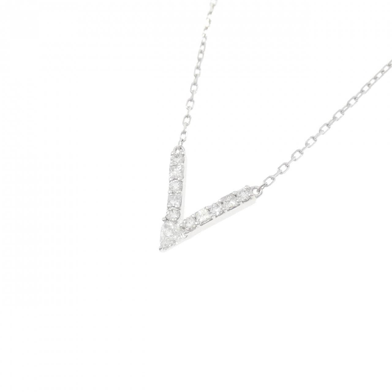 アーカー Vチェーン ネックレス 0.12CT
