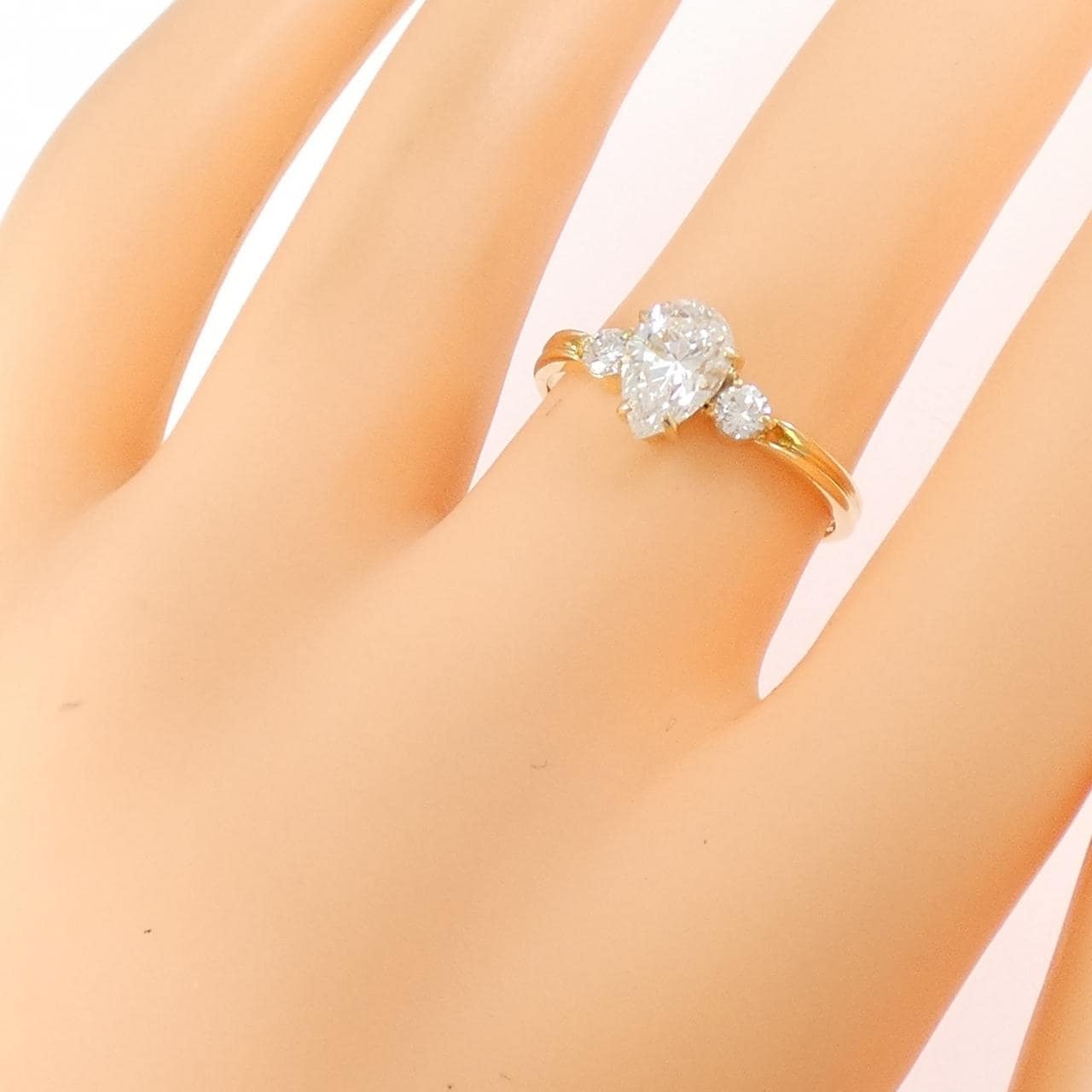 K18YG ダイヤモンド リング 1.04CT