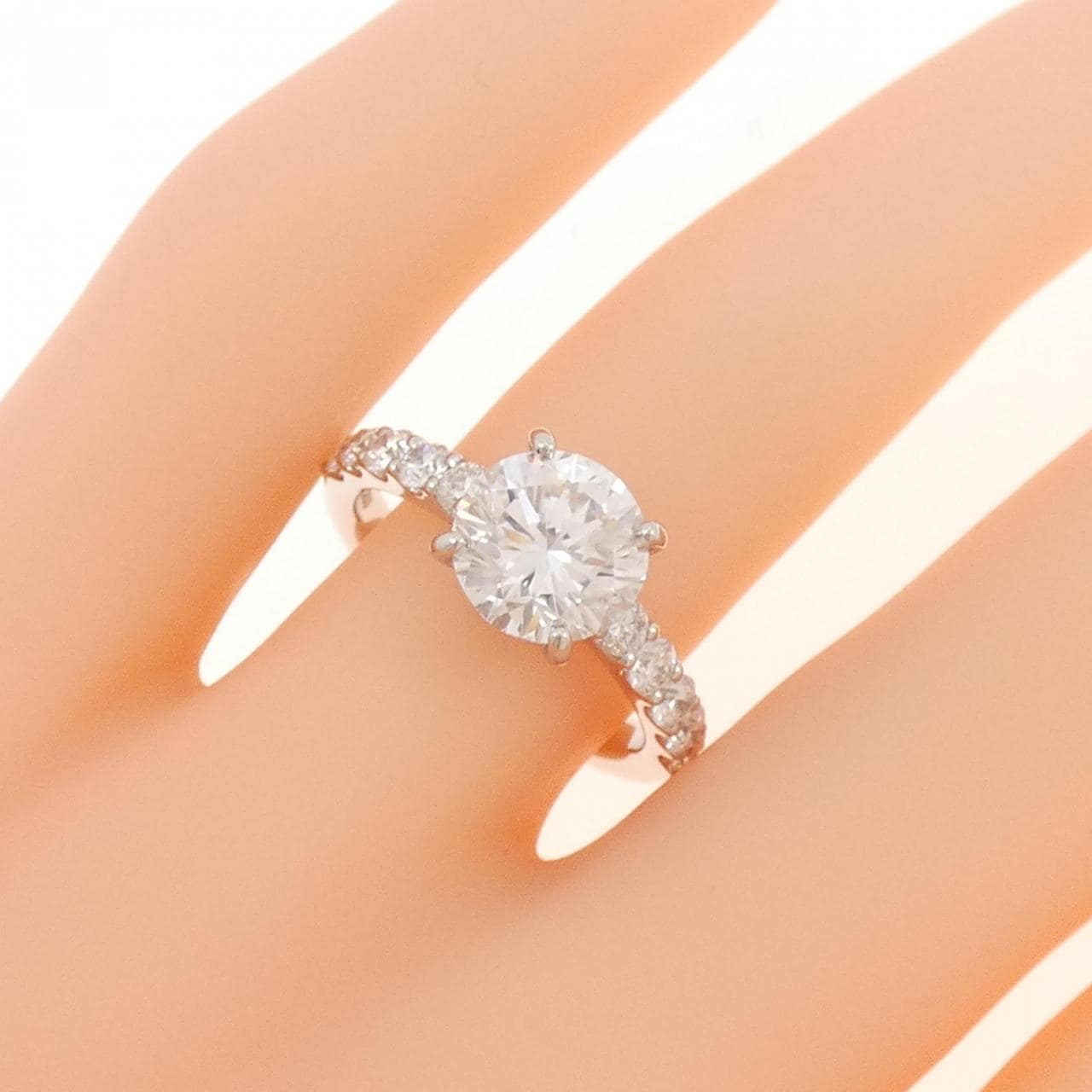 【リメイク】PT ダイヤモンド リング 2.067CT F SI2 Good
