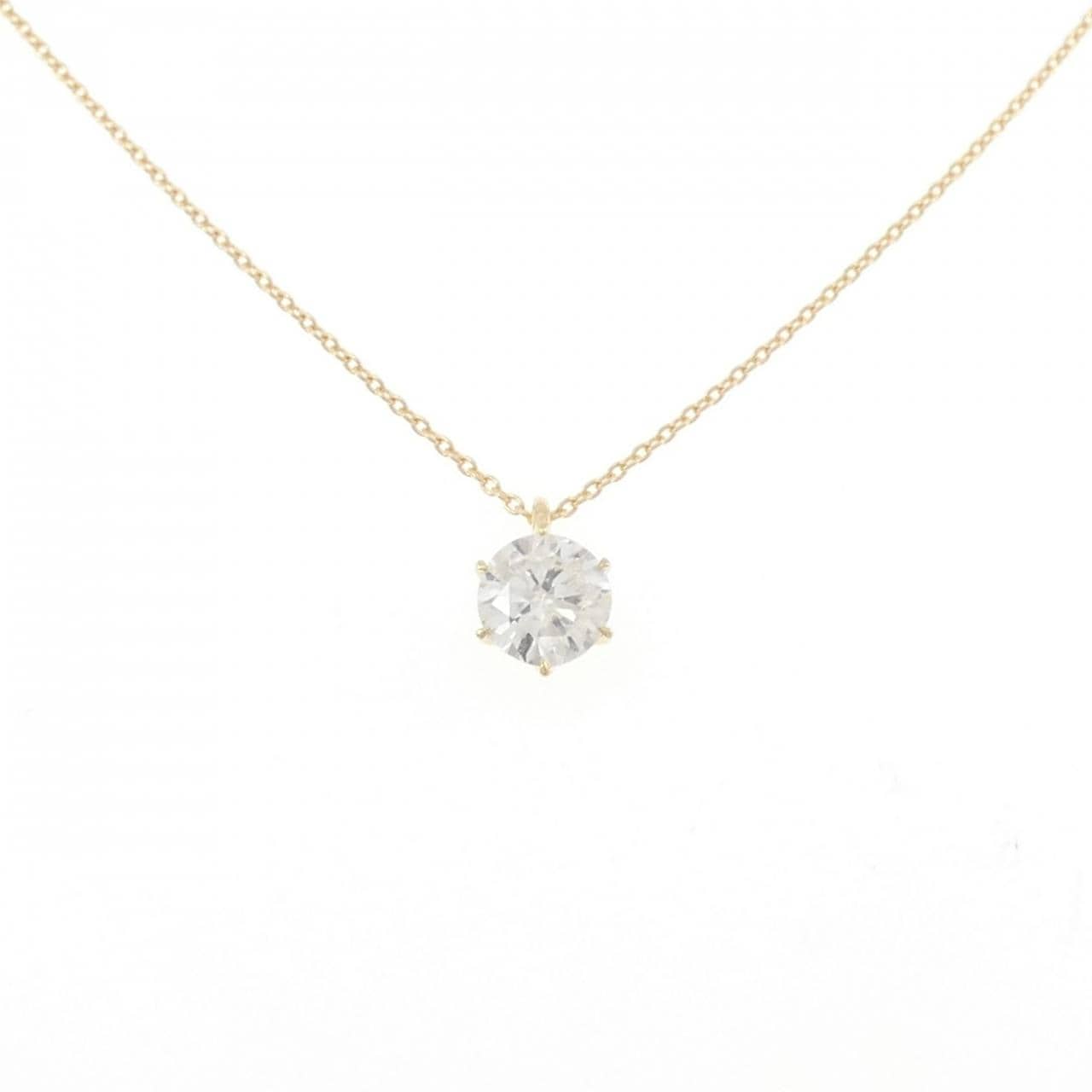 【リメイク】K18YG ダイヤモンド ネックレス 1.014CT I I1 Good