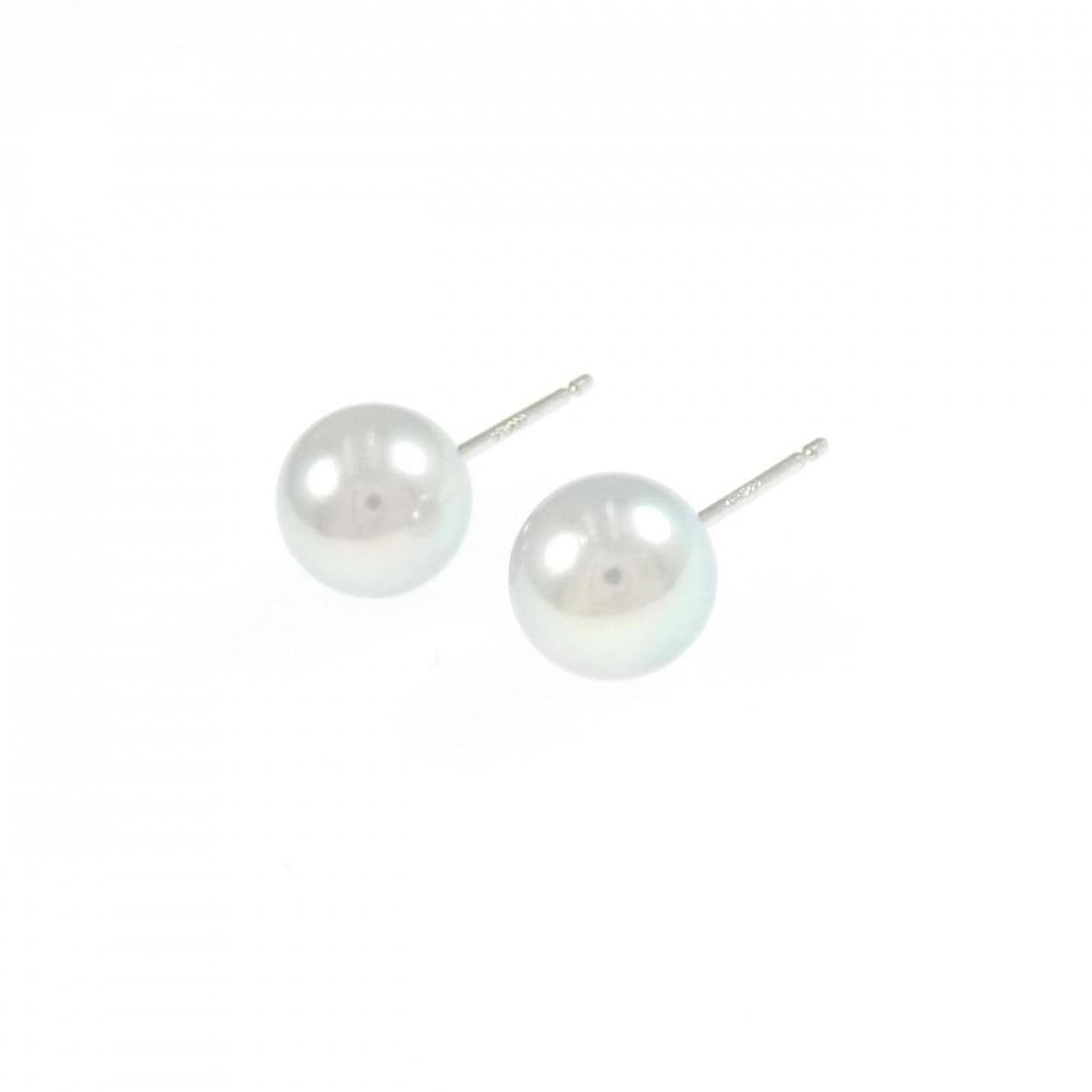 PT900 アコヤパール ピアス 7.6mm