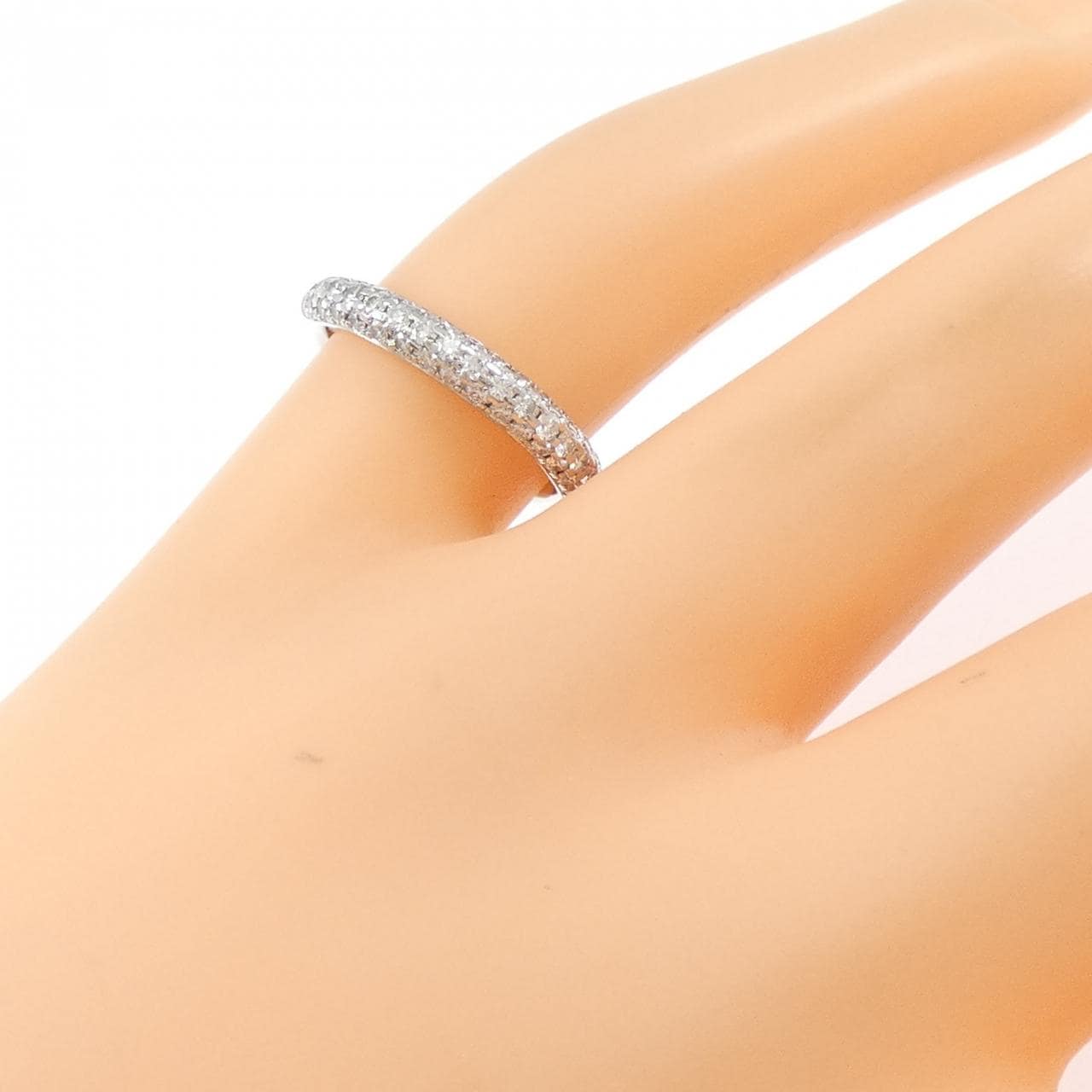 PT950钻石戒指，0.41克拉