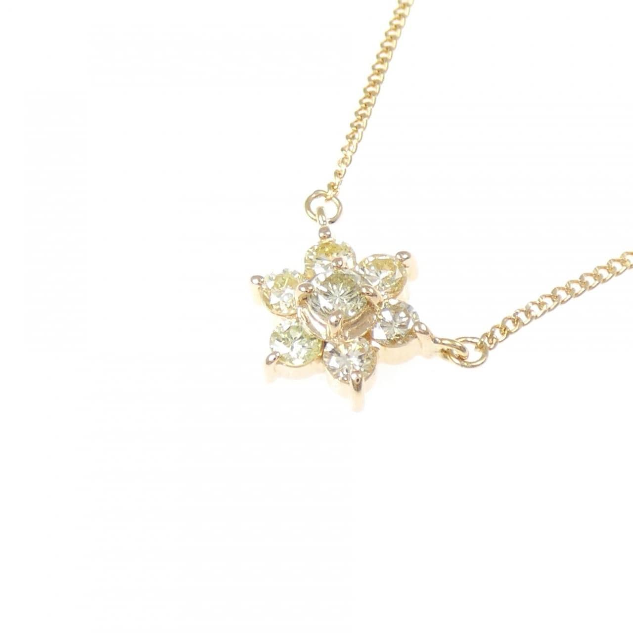 K18YG ダイヤモンド ネックレス 0.52CT