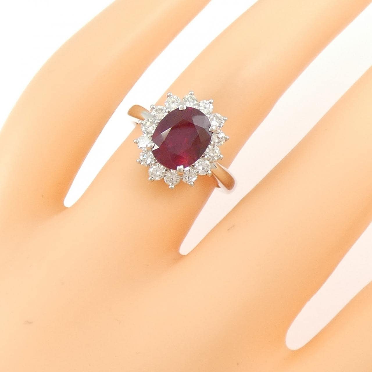 PT900 ルビー リング 2.78CT マダガスカル産