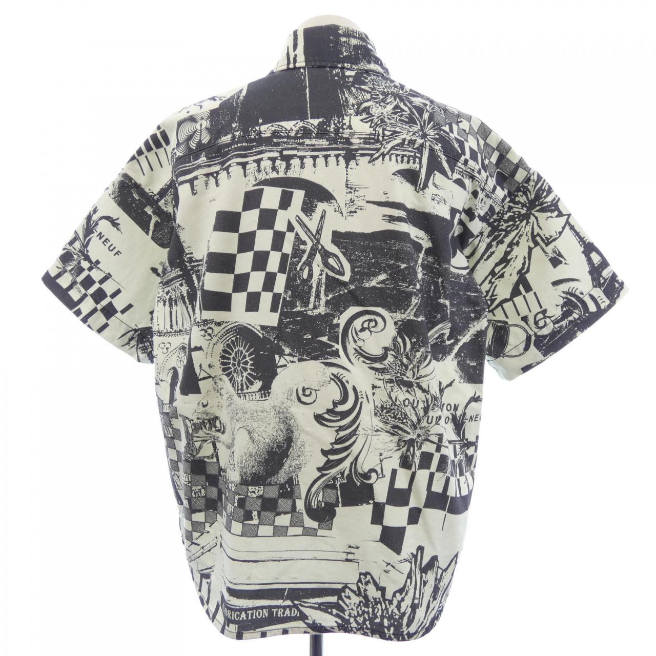 ルイヴィトン LOUIS VUITTON ショートスリーブデニムシャツ HOS73WX48 S／Sシャツ