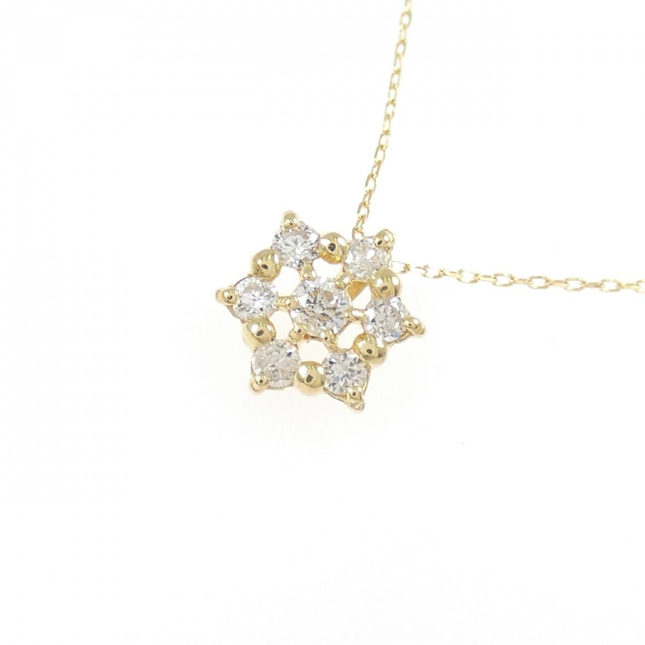 K18YG ダイヤモンド ネックレス 0.20CT