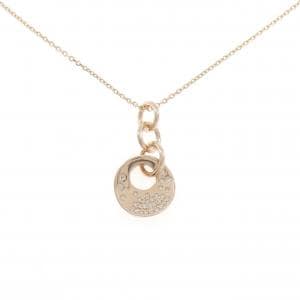 K18PG ダイヤモンド ネックレス 0.20CT