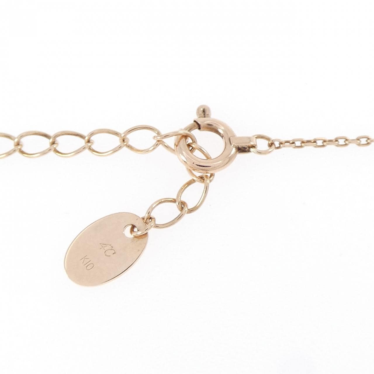4゜C ハート ダイヤモンド ネックレス 0.02CT