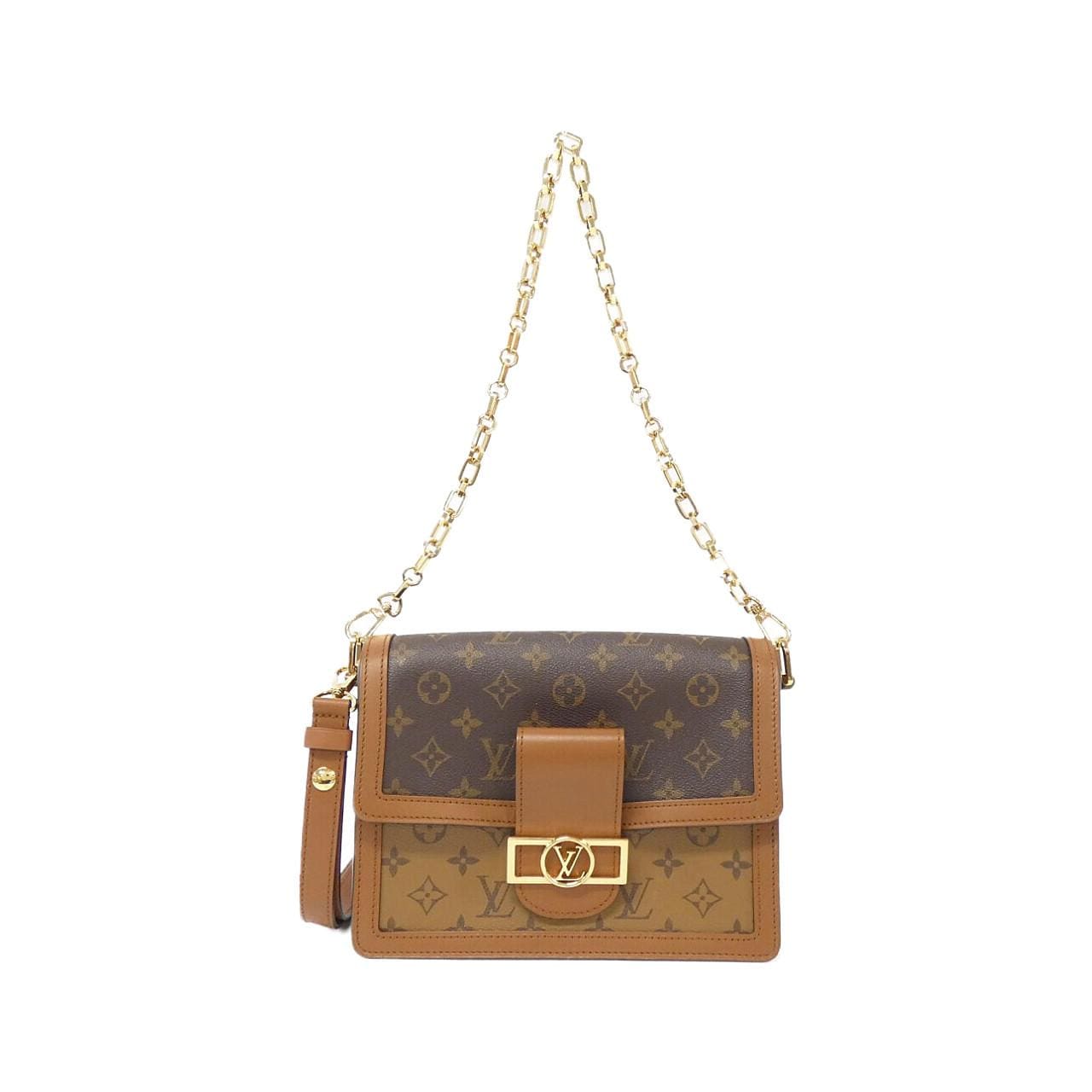 LOUIS VUITTON Monogram Reverse Dauphine MM M44391 Shoulder Bag