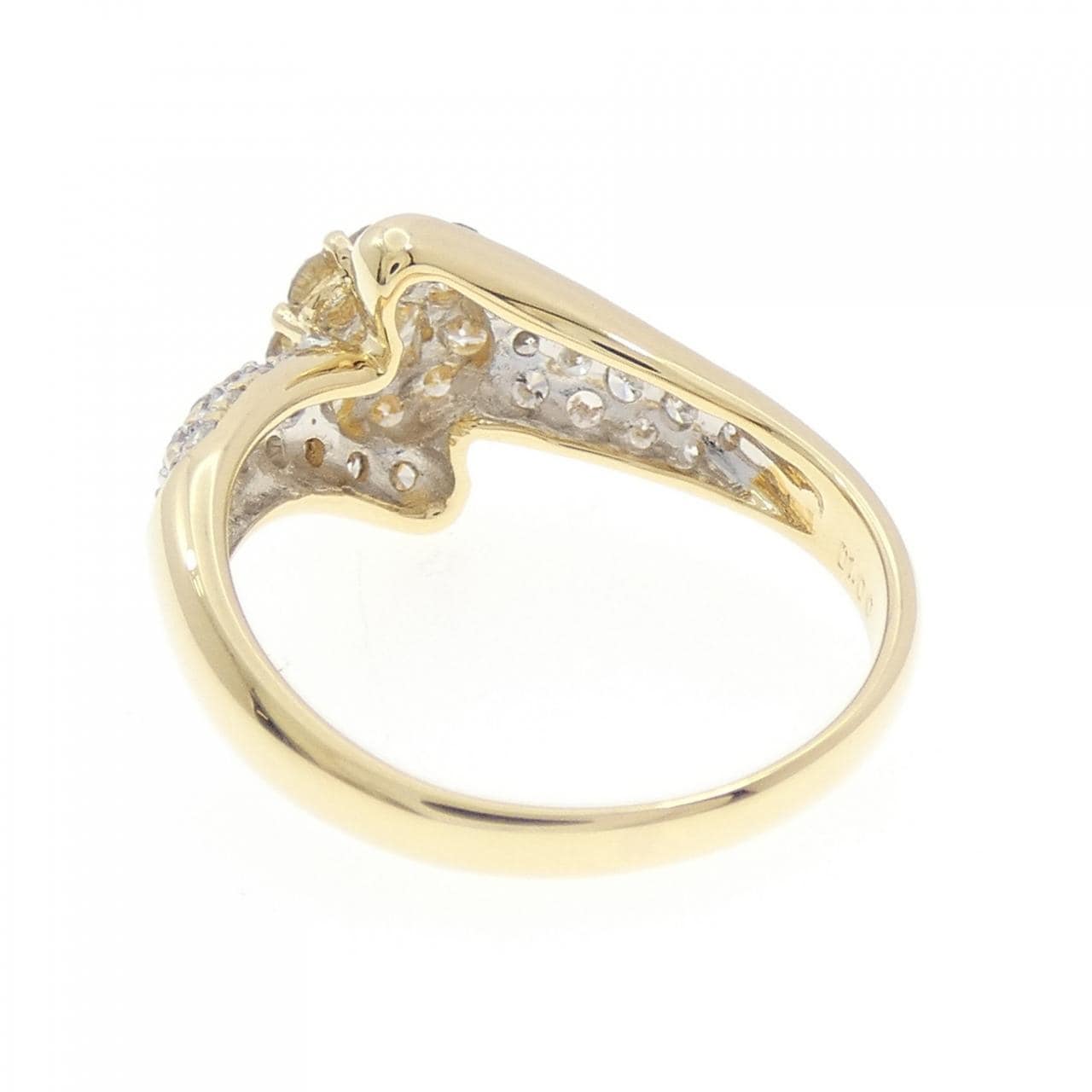 750YG/750WG ダイヤモンド リング 1.00CT