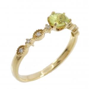 K18YG クリソベリル リング 0.47CT