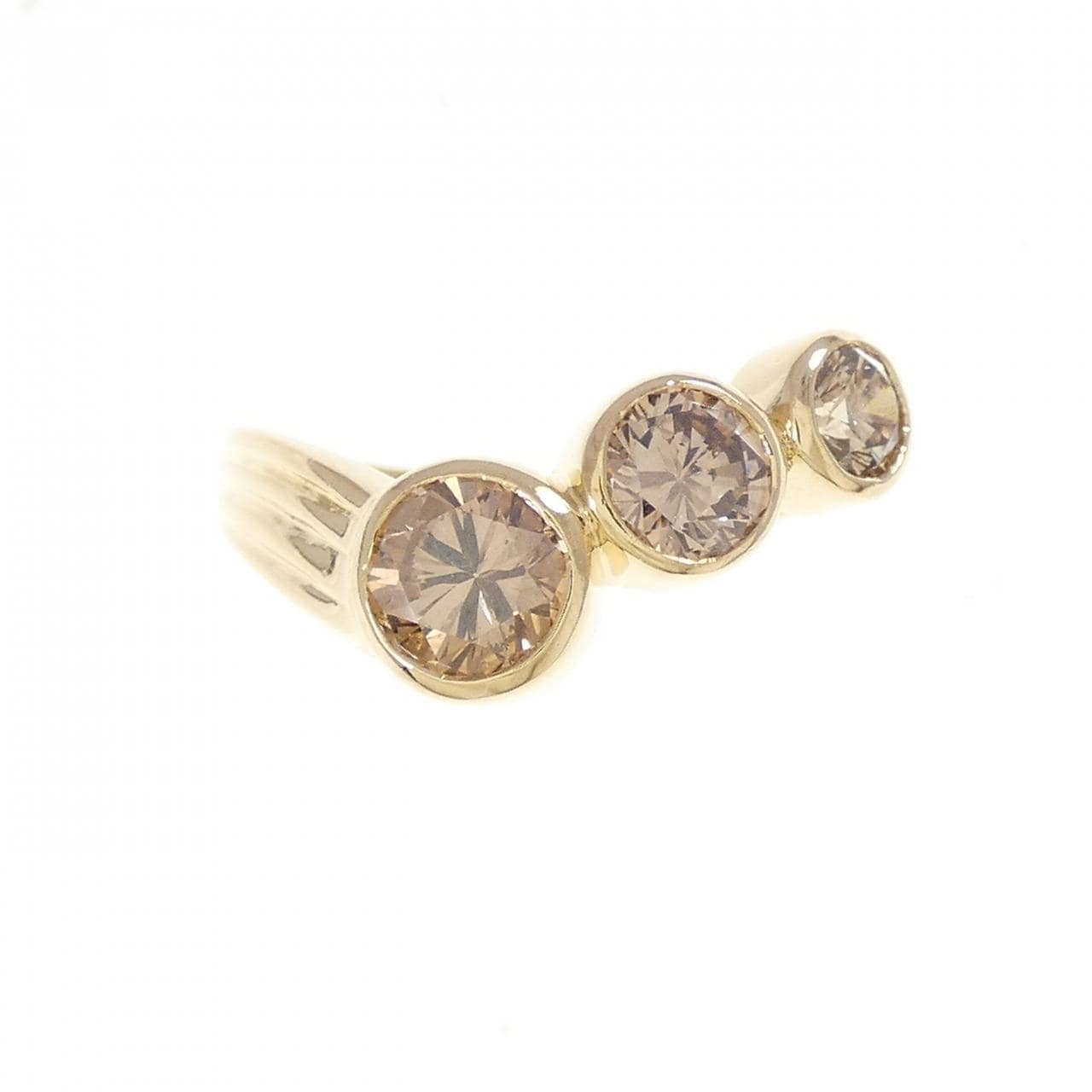 K18YG ダイヤモンド リング 1.02CT